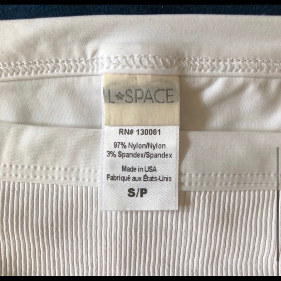 L Space White Farrah Ribbed Bikini (set) - Picture 3 of 5